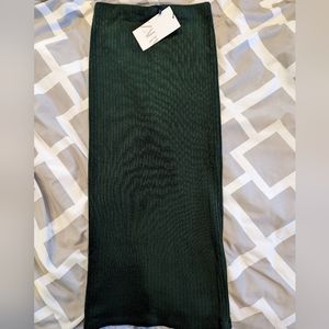 NWT Zara sweater ribbed midi skirt